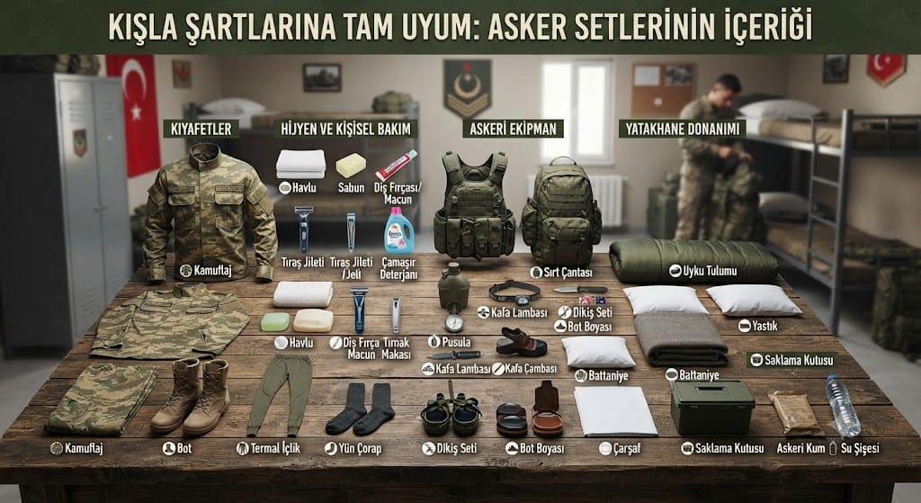 Asker Setlerinin İçeriğinde Neler Var?