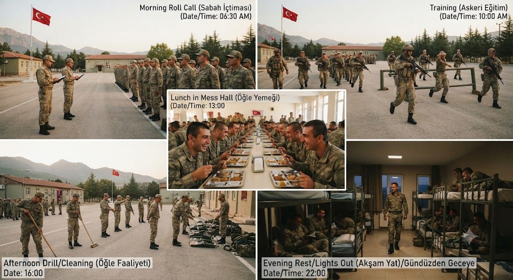 Bedelli Askerlikte Günlük Rutin Nasıldır? Sabah İçtimasından Akşam Yatına Kadar
